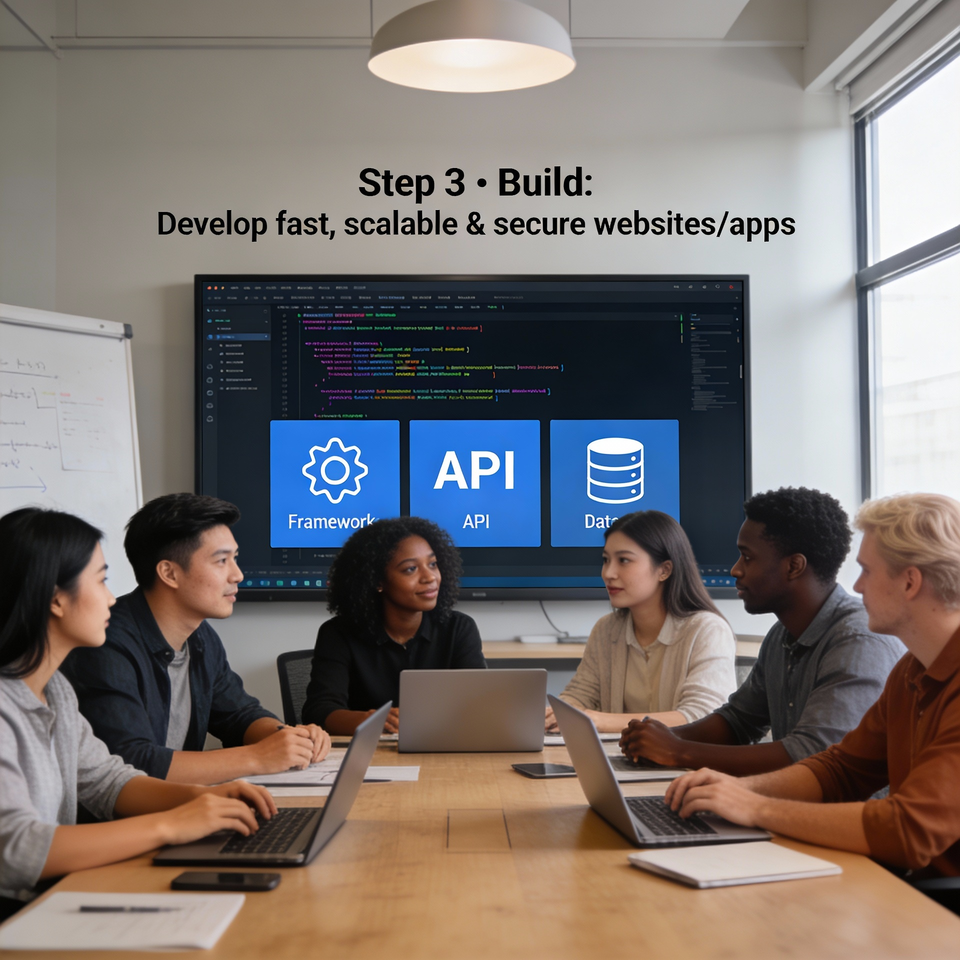 Develop fast, scalable & secure websites/apps